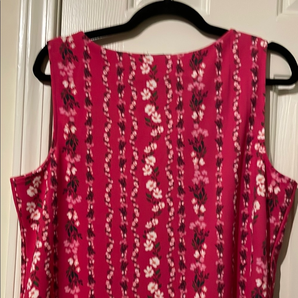 Isaac Mizrahi Pink Sleeveless Tank Top - Picture 7 of 9